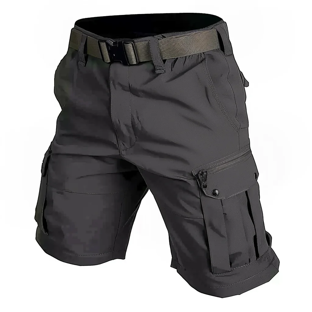 

Summer Waterproof Quick Dry Multi-pocket Shorts Men Cargo Shorts Tactical Short Pants Men's Outdoor Clothes Hunting Fishing