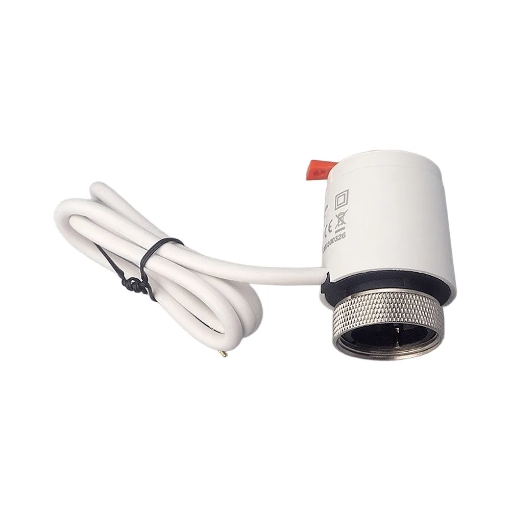 Automatic Electric Valve For Floor Heating System M30x1.5 Thread Thermostatic Actuator 2-Wire Connection Low Noise