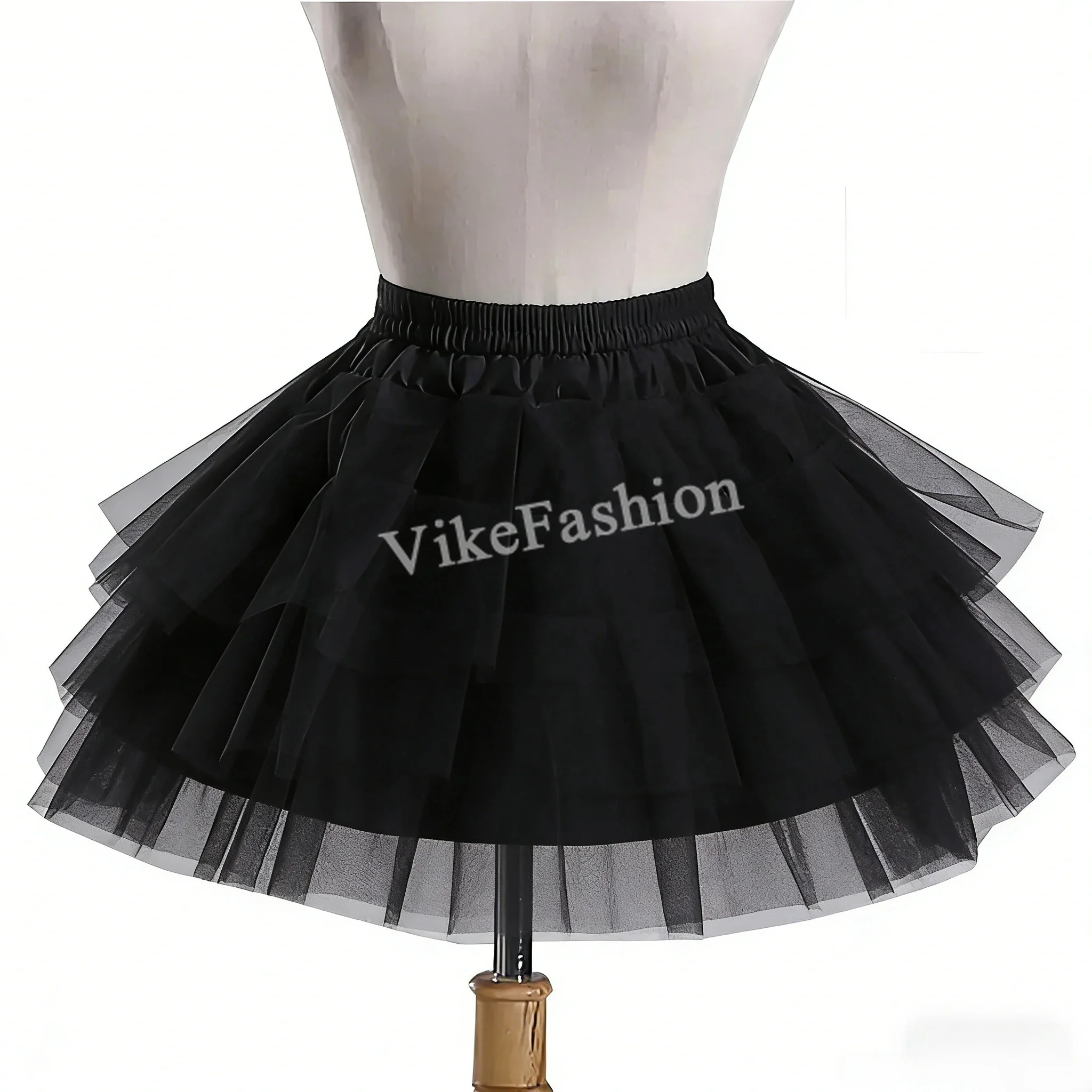 

Трехслойная пышная юбка-туту для девочек, для праздничных и свадебных платьев