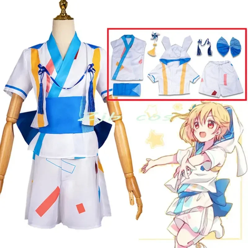 Een Nito Nazuna cosplay anime ensemble sterren kostuum konijn Shino Hajime Mashiro Tomoya kostuum konijntje meisje jassen shorts Paert se