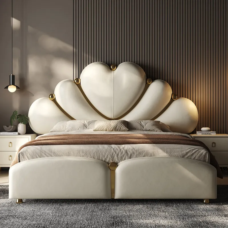 Luxury Waterproof Double Bed Comforter Organizer Monster Bedroom Double Bed Headboards Bedframe Camas De Dormitorio Furniture