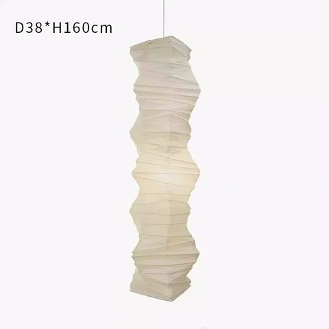Japanese Ice Paper Lamp Shade Corner Designer Noguchi Yong Lamp Living Room Restaurant Bedroom Staircase Light Pendant Lights