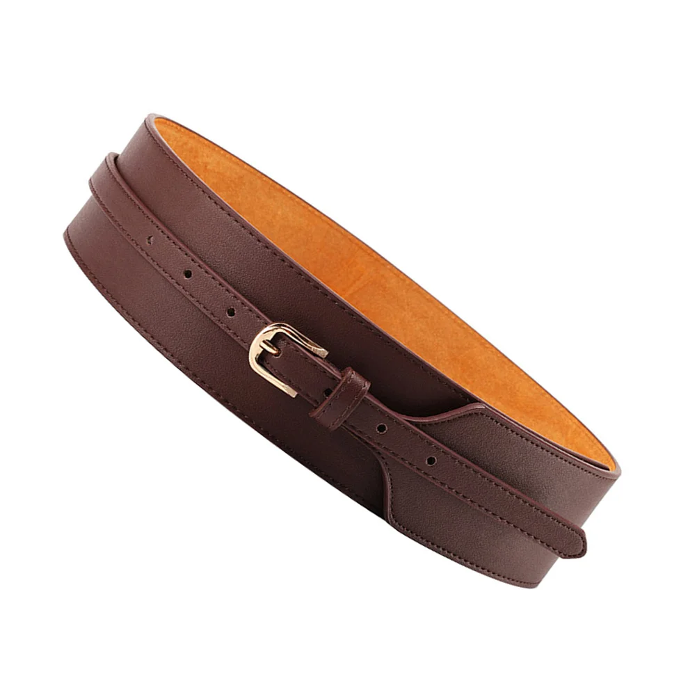 

1Pcs Black Vintage Waist Belt 100cm Wide Weaving Retro Buckle Waistband for Dresses Jeans Fashion Waist Belt