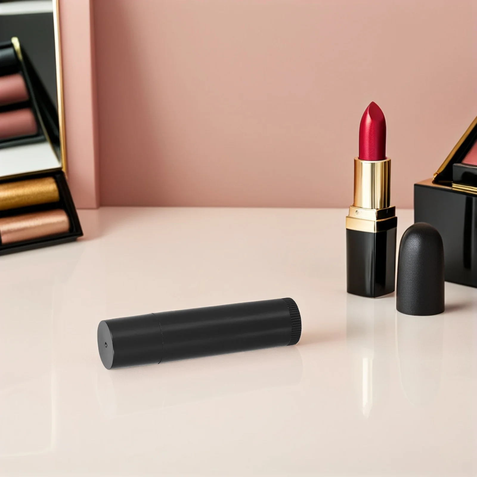 30개 5G 빈 립밤 튜브 프리미엄 플라스틱 DIY 보관 용기 립 포마드 메이크업 액세서리 재사용 가능한 공예 도구