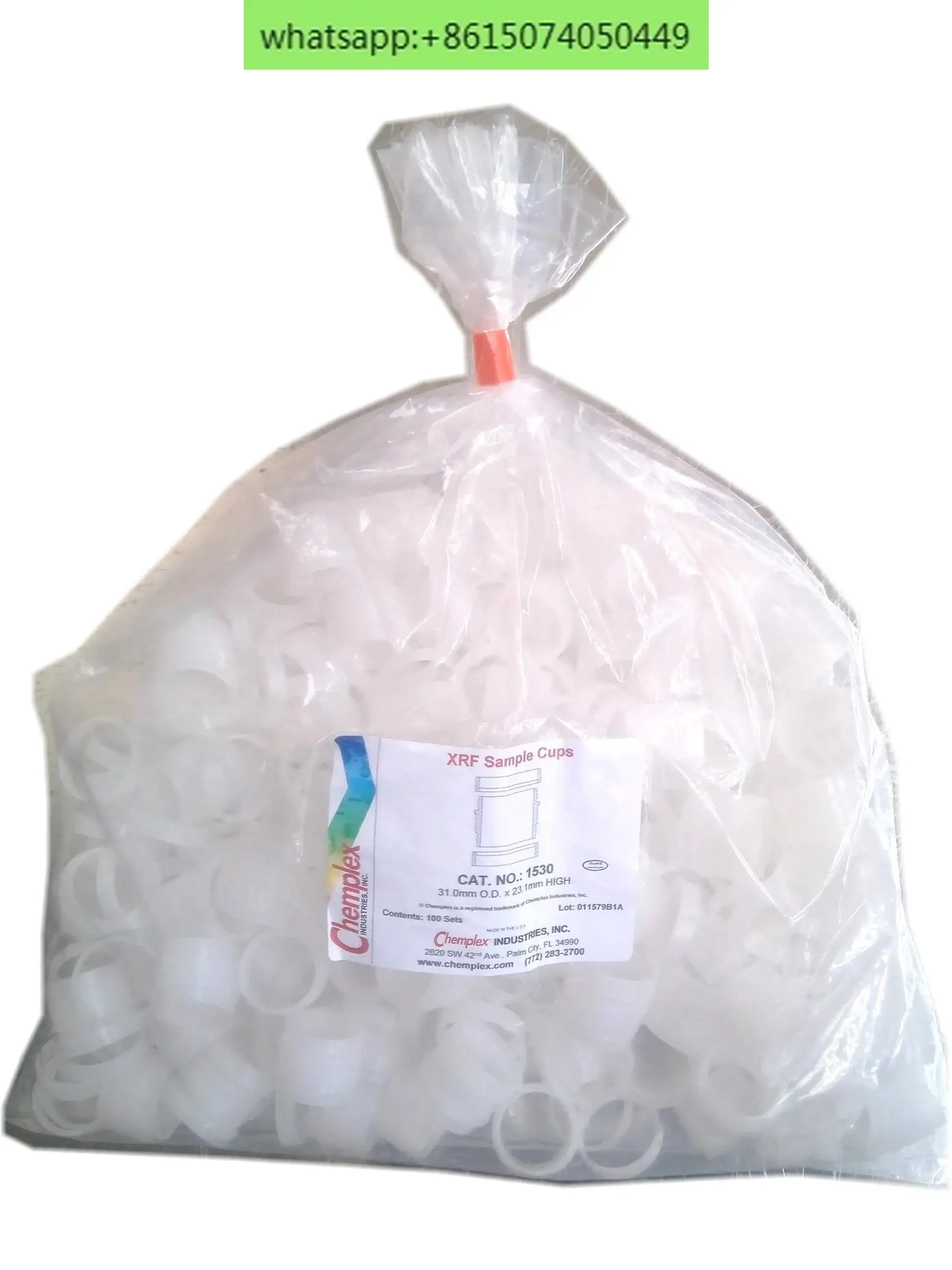 استبدال كوب عينة chemplexXRF 1530 صندوق أكواب اختبار الطيف كشف ROHS كوب خاص