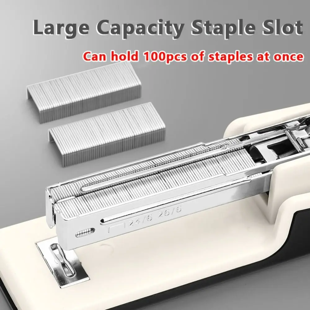 

High Quality Use 24/6 Staples Stapler Effortless Labor-saving Stapling Machine Large Size Long Stapler Office School