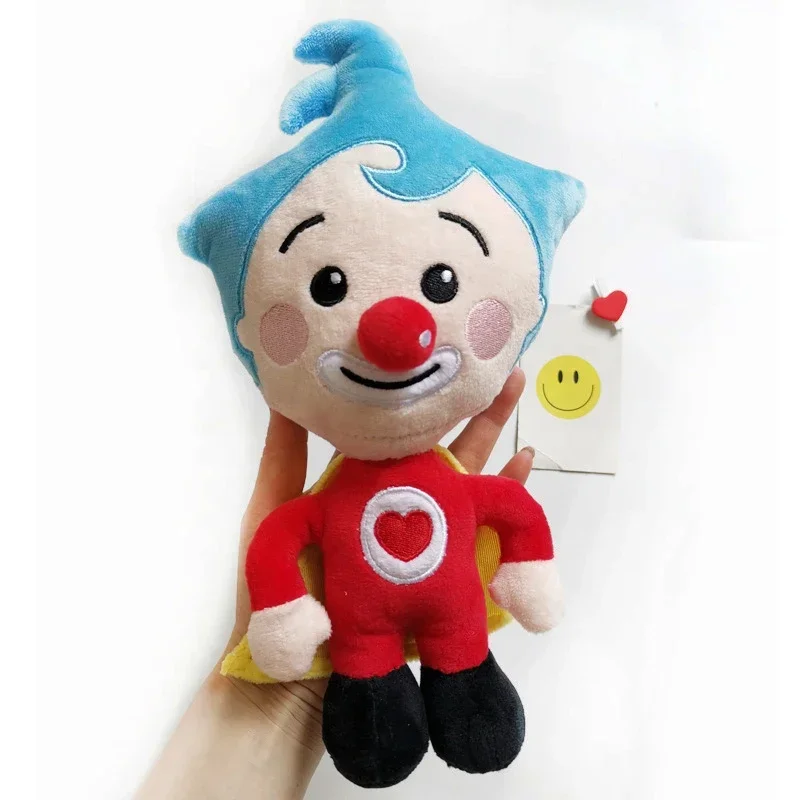 Peluche Plim Clown da 25 cm Kawaii Clown Toys Doll Peluche ripiene morbido Anime Regalo di compleanno per bambini