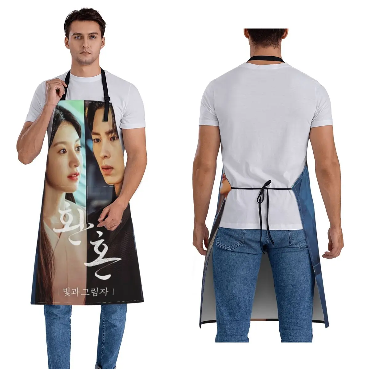 

Фартук Kdrama Alchemy Of Souls Light And Shadow, фартук для шеф-повара, приготовления пищи, выпечки, столбик для уборки кухни, фарфор для женщин и мужчин, живопись