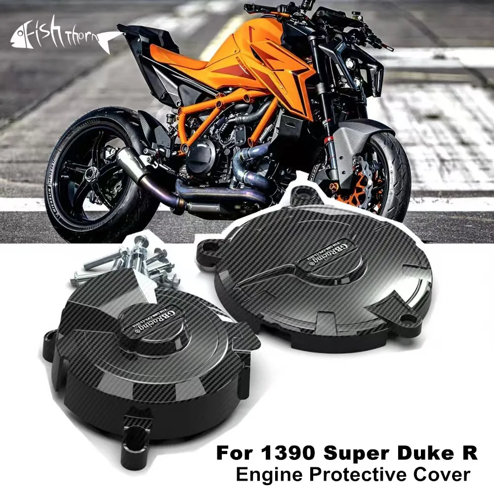 

For 1390 Super Duke R Evo r 2024-2025 Motorcycle Engine Cover Sets Bonnet Protector Engine Cover