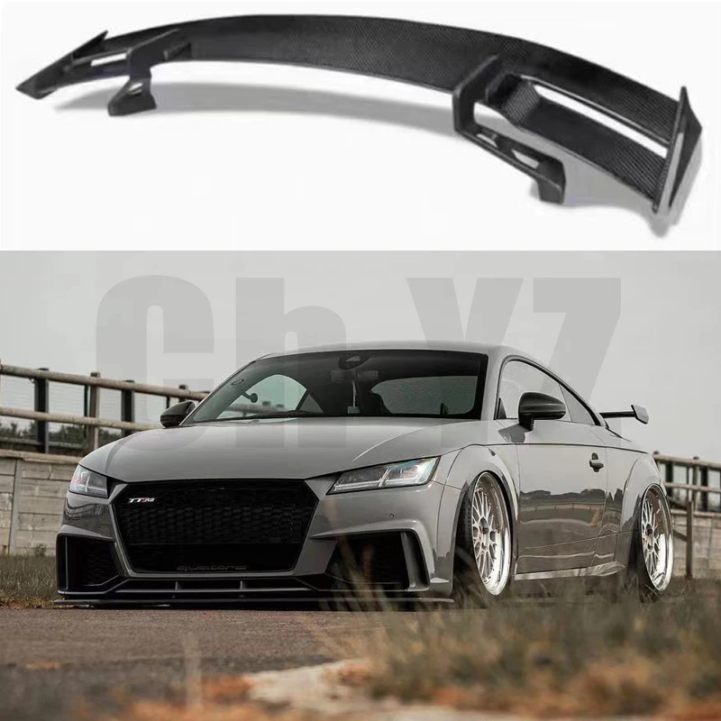 Car Styling TT TTS TTRS MK3 warhead speed Style Carbon Fiber Rear Spoiler Wing For AUDI TTS Car styling spoilers