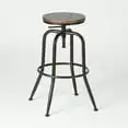 Bar Stools Set Of 2, Swivel Adjustable Height Counter Bar Stool Pub Chairs