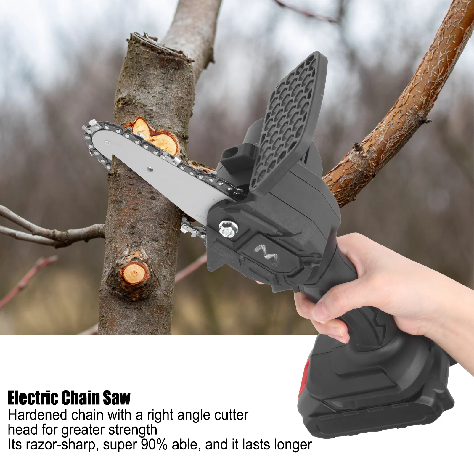 

Mini Chainsaw Woodworking Electric Chain Saw Rechargeable Industrial Supplies TB189 Electric Logging Chainsaw
