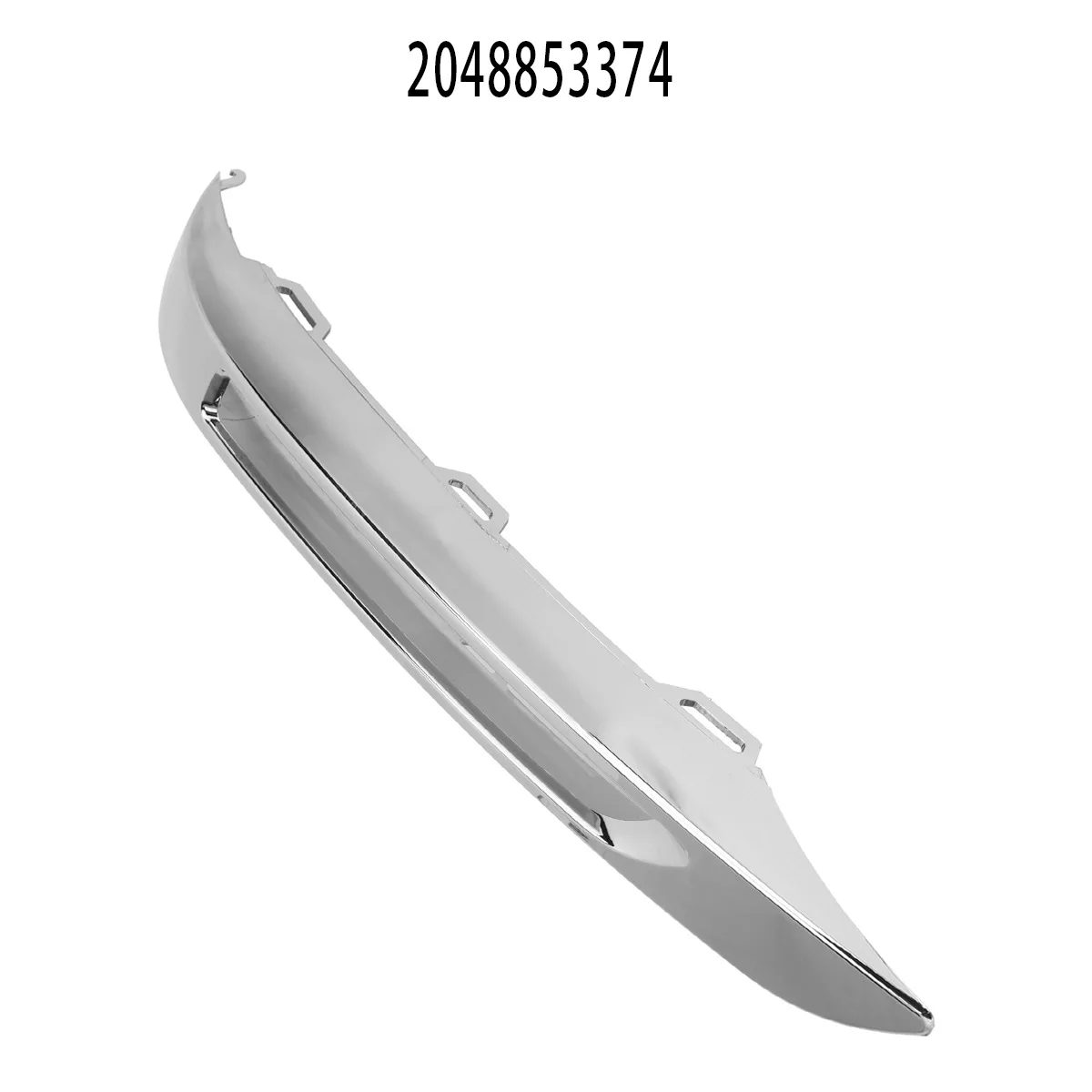 Stock High Quality Left Front Fog Light Trim Bezel For Mercedes-Benz GLK Class X204 2013-2015 OE 2048853374 Chrome Plastic