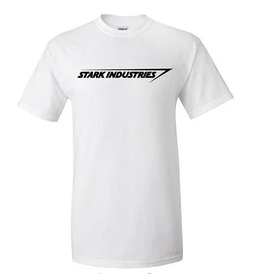 Top Cartoon Tee Shirts Oversize Streetwear For Men Stark Industries t shirt man  MAN t shirts Clothing Cotton T Shirt