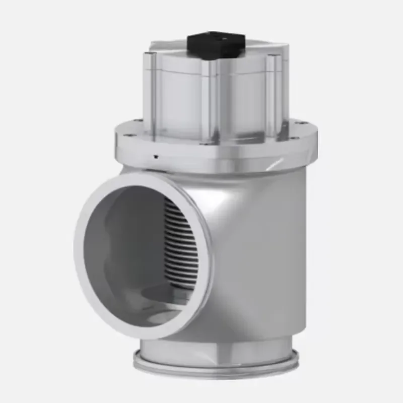 Bellows Seal Flapper Valve DN50 50mm Stainless Steel Series High Vacuum Pneumatic Baffle Valve
