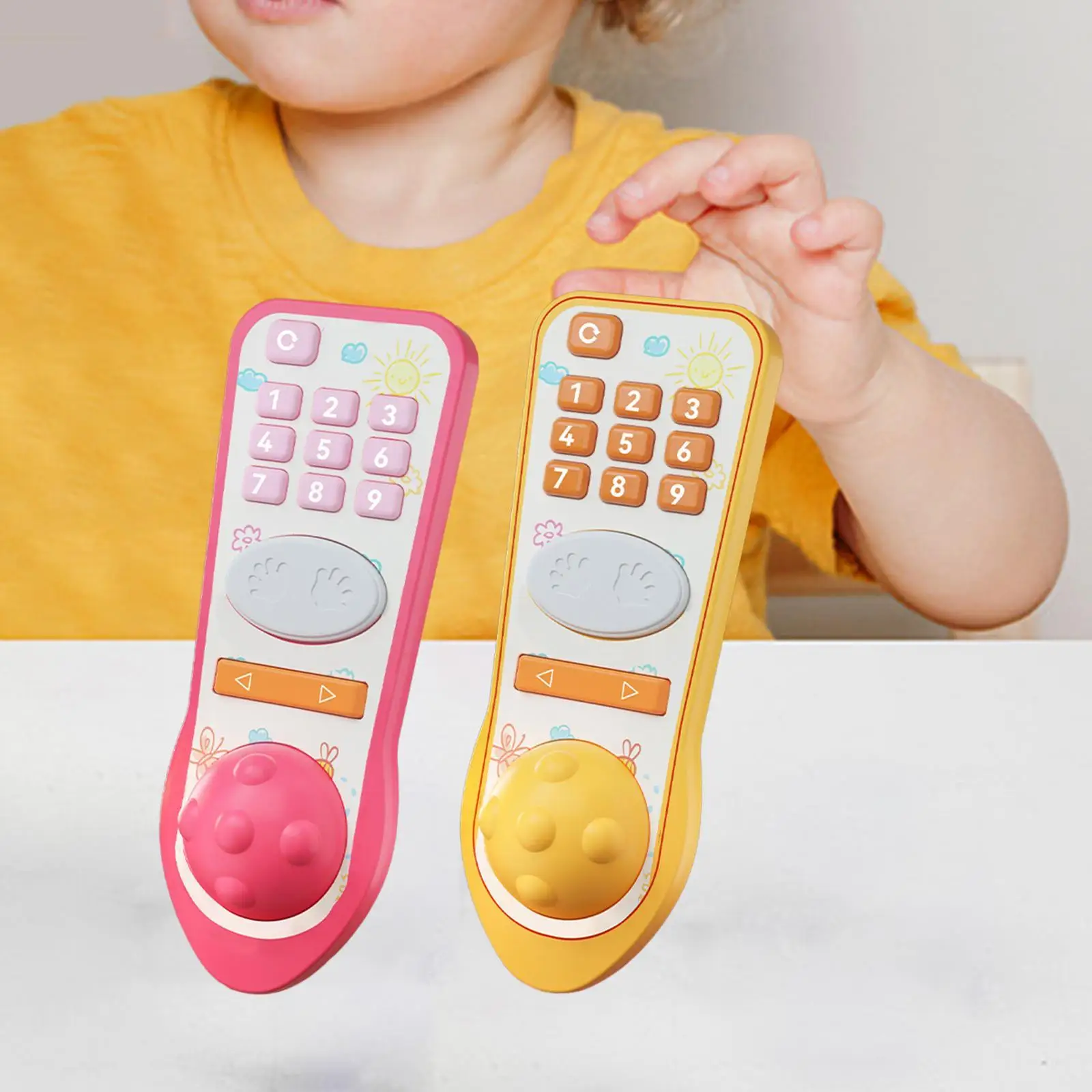 TV Remote Control Toy Musical Remote Toy for Toddlers Infants Birthday Gifts