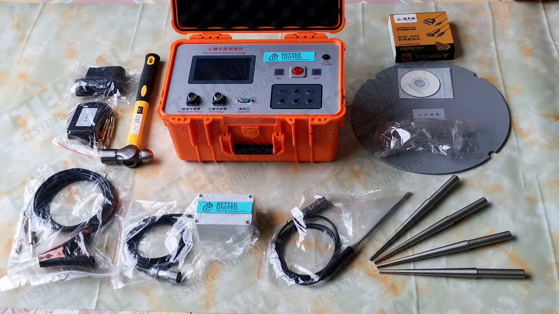 Bodem Niet-nucleaire dichtheidsmeter Bodem Niet-nucleaire dichtheidsmeter Meter/Multifunctionele bodemdensitometer