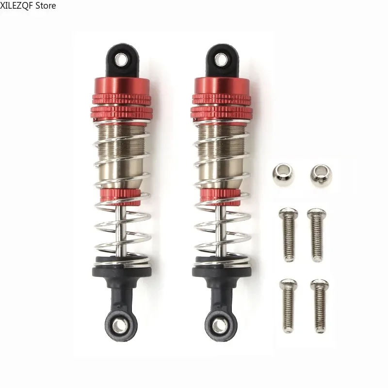

2pcs Metal Shock Absorber Damper Oil Filled Shocks for WLtoys 144001 1/14 Four-Wheel Drive RC Drift Racing Car Parts