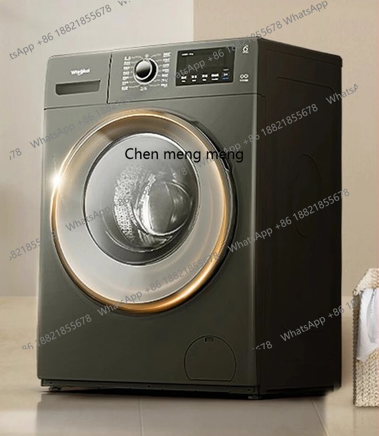 Drum washing machine 10kg large capacity household frequency conversion elution integrated automatic