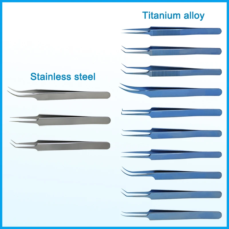 

Micro FUE Hair Transplant Tweezers Hair Transplant Forceps Hair Implant Surgical Instrument Straight/Curved/Angled