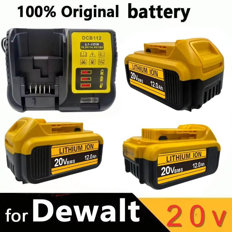 100% оригинальный аккумулятор DCB200 20 В для электроинструмента Dewalt DCB609, 60 В, 18,0 Ач DCB205 DCB206 DCB200 DCB204 DCB204-2, DCB205-2