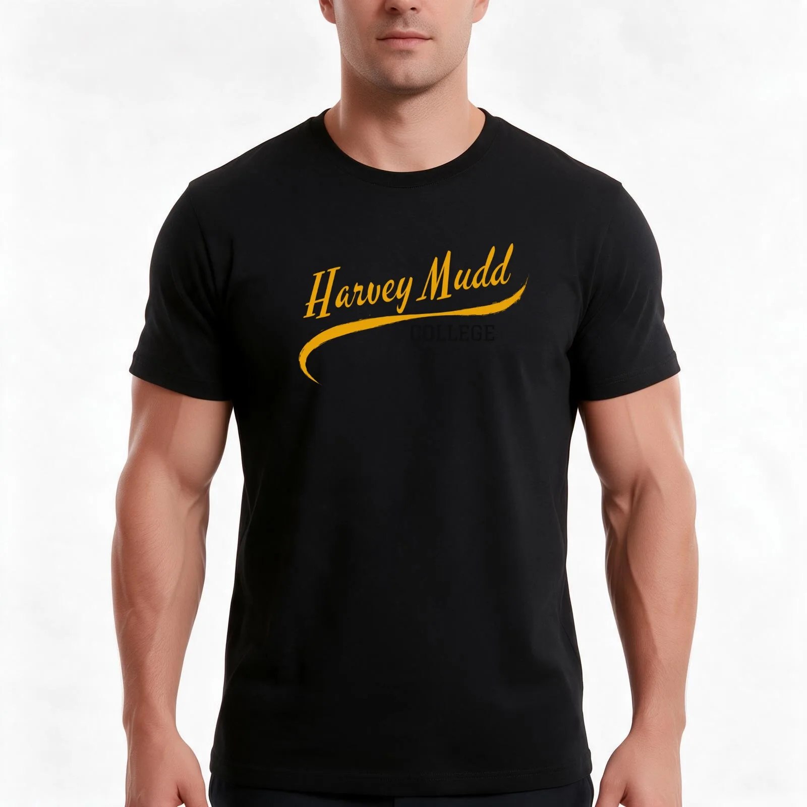 Vintage Harvey Mudd College T-Shirt, Summer Casual Cotton Tee, Oversized Streetwear Tops, Vintage Graphic Print, 100% Cotton