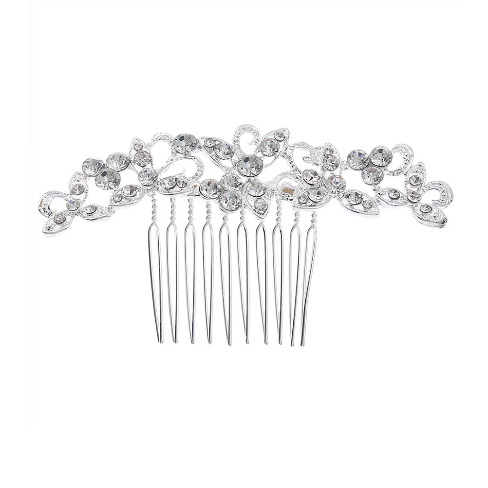 Hair Barrettes Photography Props Wedding Headdress Bride Comb Fashion Headgear Accessories Headwear Silver Bridesmaid Miss