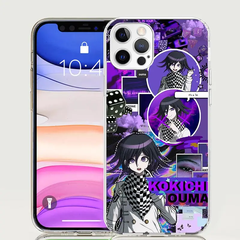 Danganronpa Trigger Happy Havoc For iPhone 16 15 14 13 12 11 Pro Max Phone Case X XS XR 7 Plus Print 8 SE Apple Fundas Cover Coq