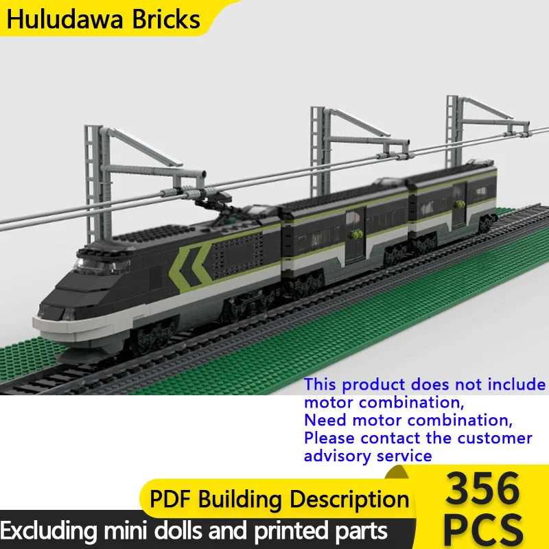 

Конструктор «Городской автомобиль» MOC: Модульный поезд-экспресс для пассажирских перевозок, развивающая игрушка для детей, подарок на праздник, набор для сборки