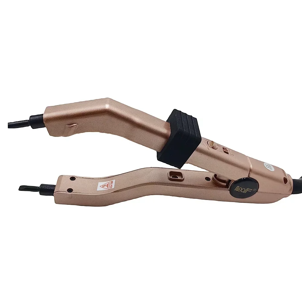 

Quality Rose gold Heat Hair Connector KIT 220 degree jr609 Temperature Controllable Heat Iron fast hot iron