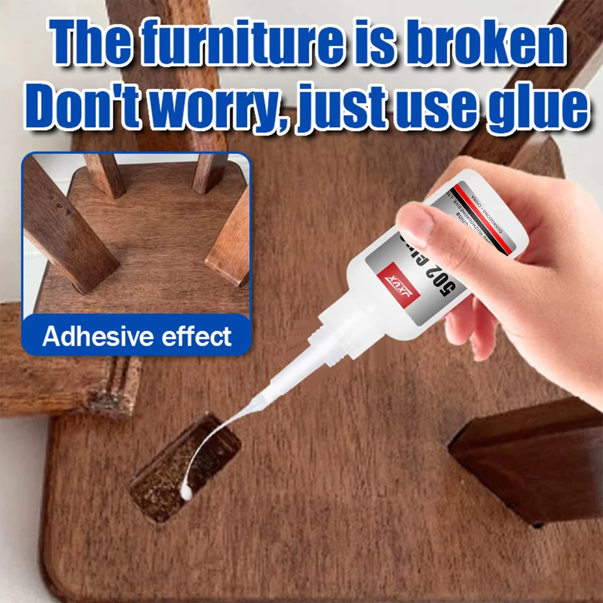 5 عبوات من الغراء الفائق 502 سياناكريلات لاصق فوري للأثاث وألعاب الأطفال والنجارة والإصلاحات تطبيقات DIY: المعدن والبلاستيك والزجاج والمطاط