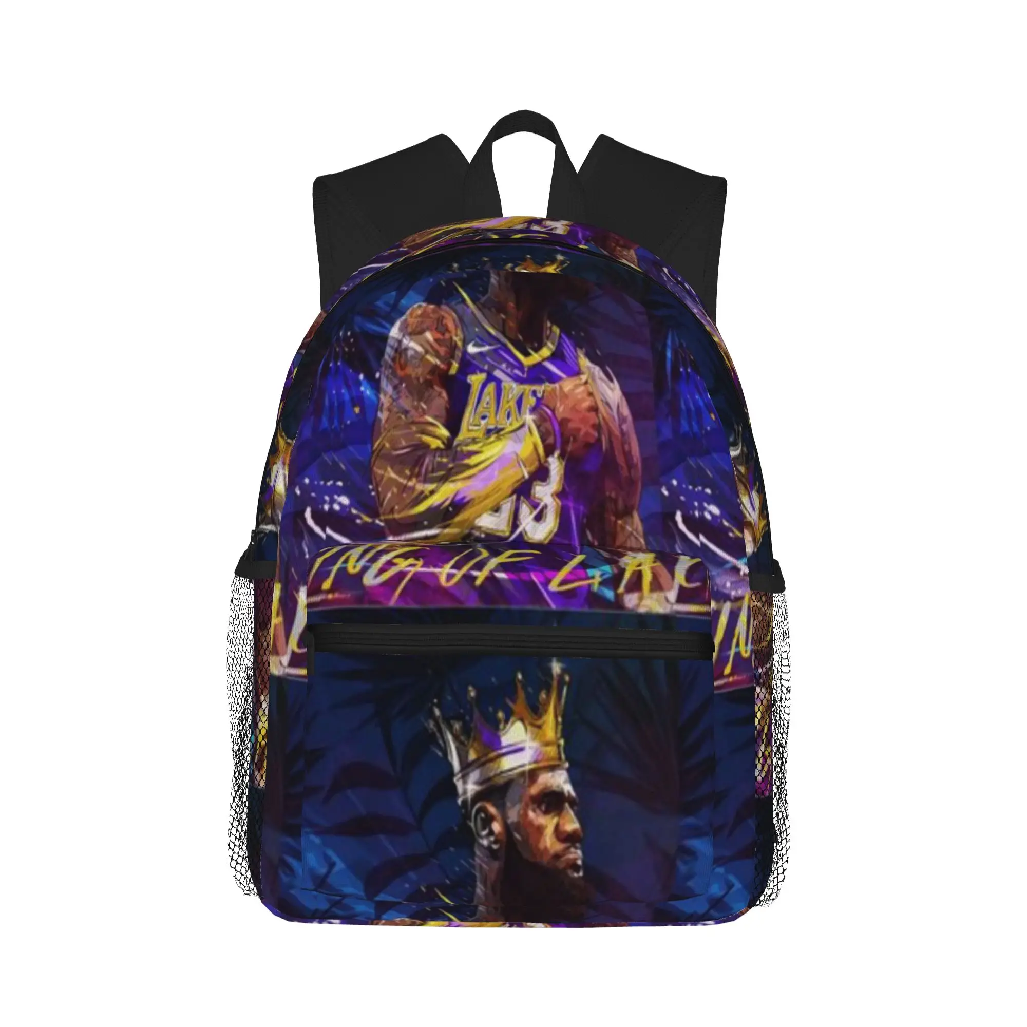 

King Of LA Casual Backpack for Students and Adults Feminina backpack