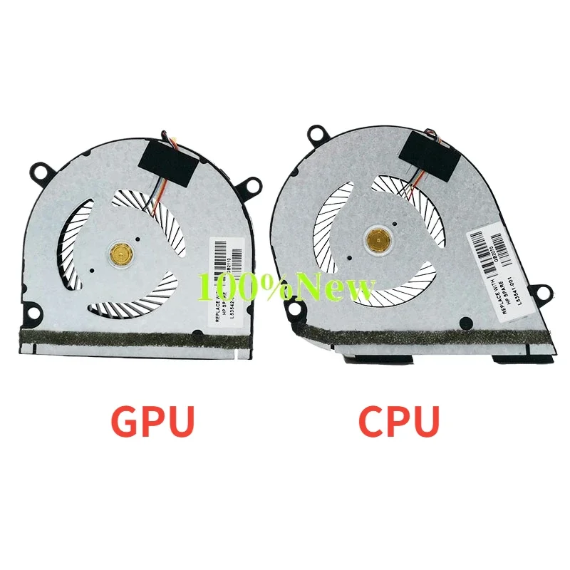 L53542-001 L53541-001 Computer Fans For HP Envy X360 15-DS 15-DR 15M-DR DR0004 15M-DS DS0011 TPN-W142 PC GPU Graphics CPU Cooler