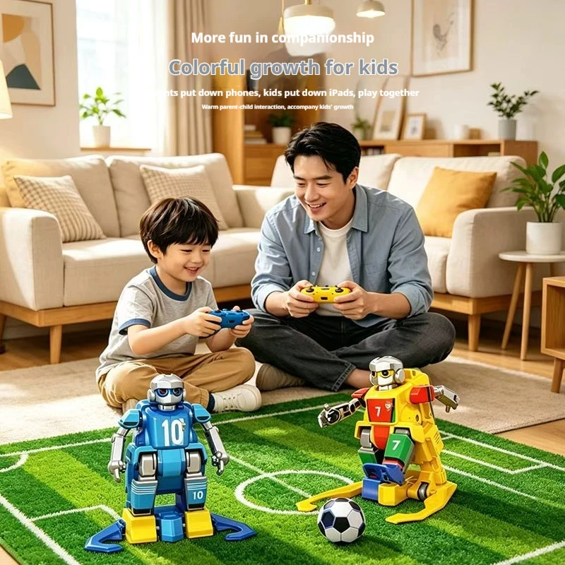 Remote Control Soccer Robot Competitive Battle Game Interactive Indoor Play Toy Set For Adult Family Party Entertainment 2026