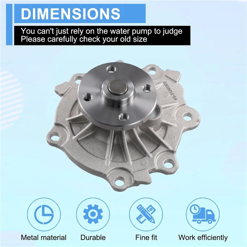 

A99F-31293303 Car Engine Water Pump Cooling System For VOLVO S80 S60 V70 XC70 XC60 3.2L 3.0L 2006-2016