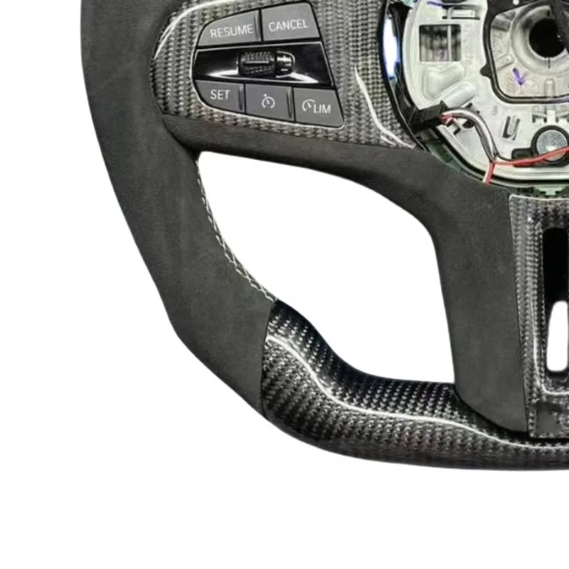 【2025】Volante profesional de fibra de carbono para Bmw G20 volante de carbono F30 F10 G30 G38 G12 G05 modelo deportivo mejorado