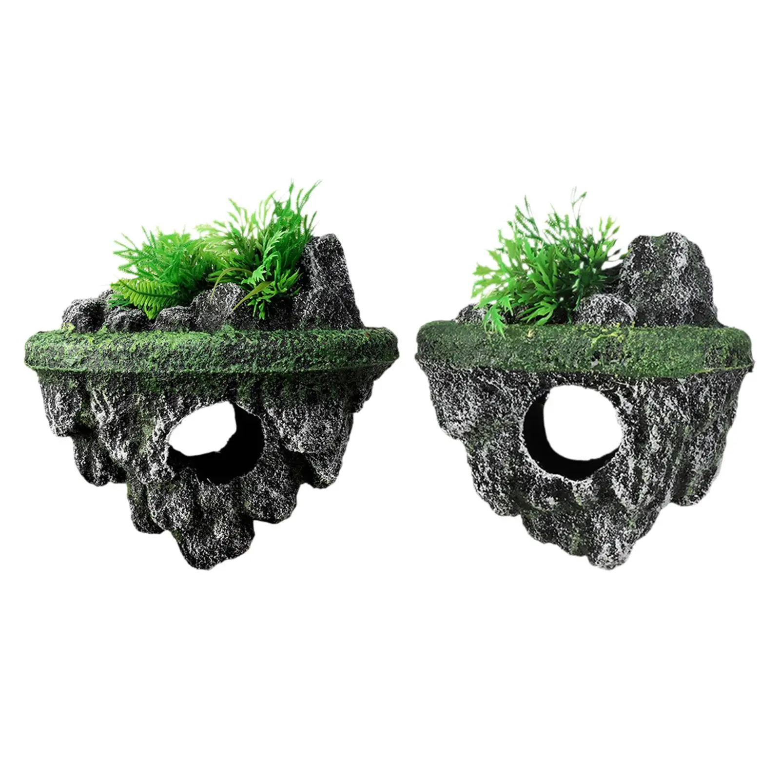 Aquarium Decor Plants Wood Ruins Landscaping Landscaping Decoration for Aquarium Fish Tank Micro Landscape Hiding Aquascaping