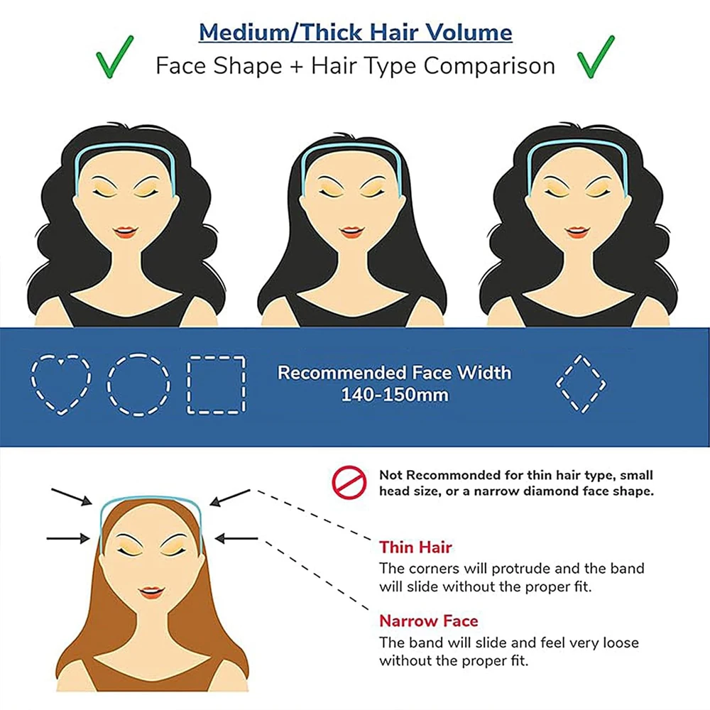 Gafas de sol con forma de montura para mujer, diadema acrílica de Color sólido, aro Invisible para el cabello, herramienta de peinado para fijar el