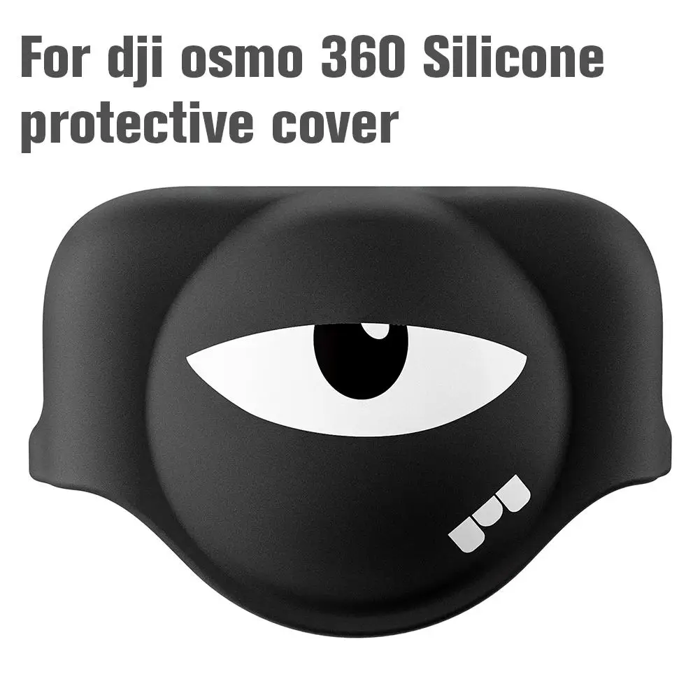 Lens Protective Cover For DJI OSMO 360 Panoramic Silicone Big Eyes Anti-fall Anti-Dust Case Sports Action Camera Accessories ﻿