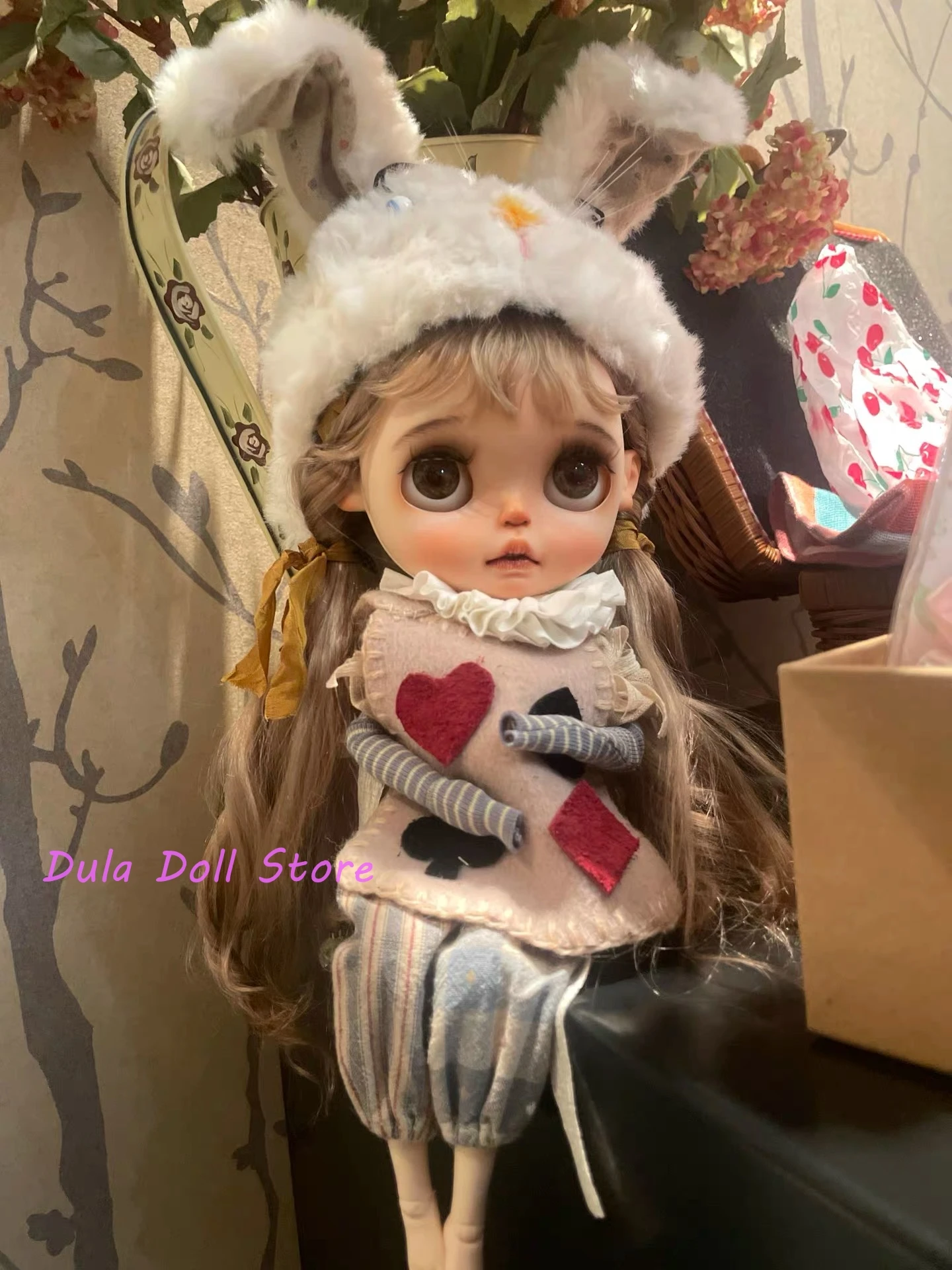 2026 Dula Doll Clothes Dress Poker bunny set Blythe ob24 ob22 Azone Licca ICY JerryB 1/6  Doll Accessories