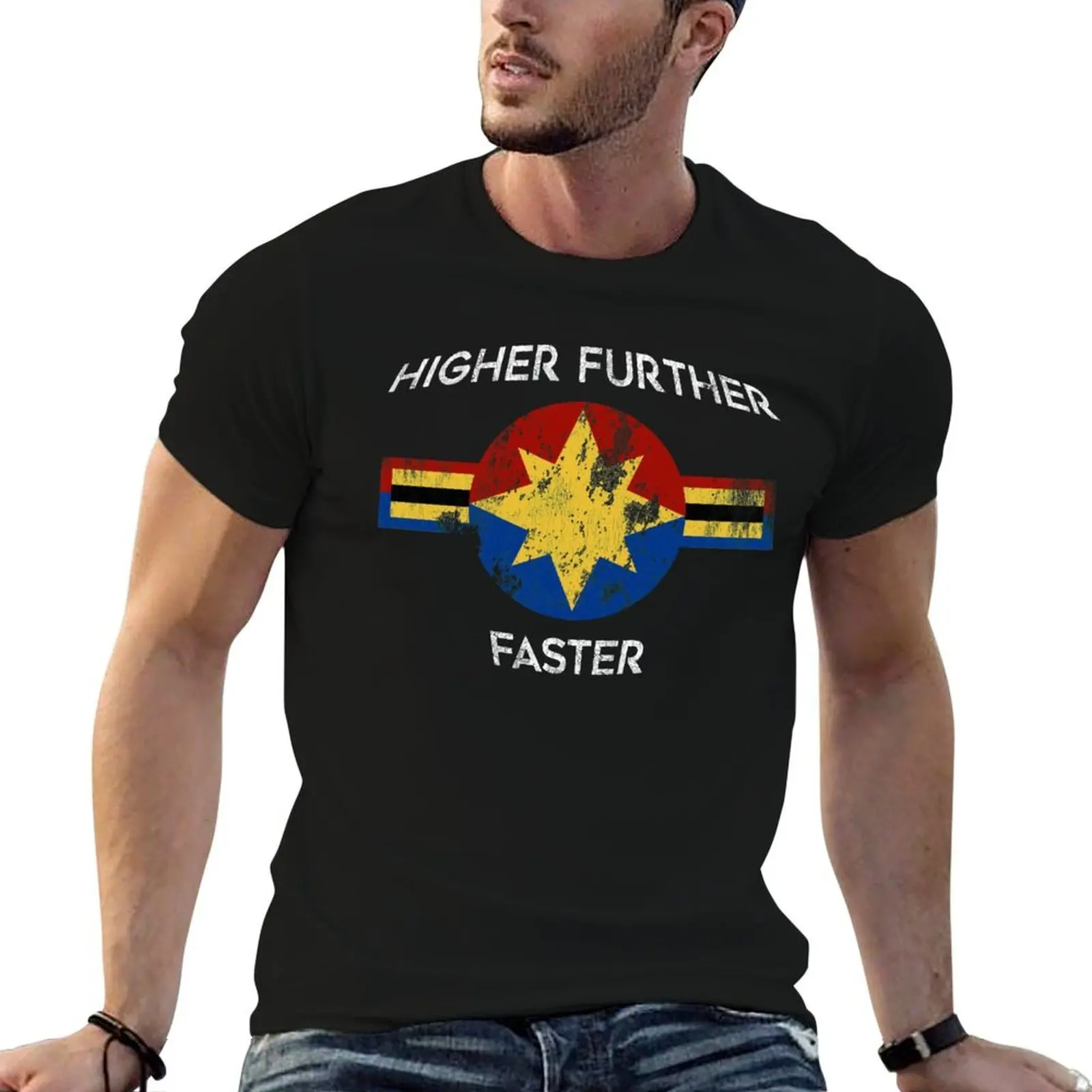 

Higher Further Faster T-Shirt g man t shirts for men t shirt for man cotton t shirts man 100% T-shirt