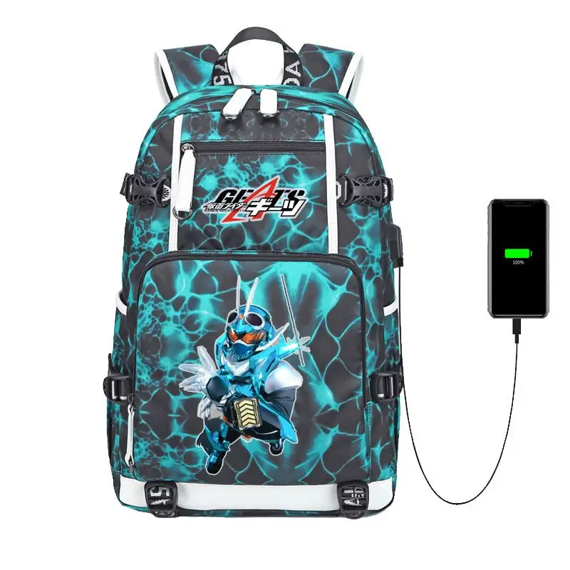 New 47x38x16cm Mask Knight Series Backpack GE Chard Basketball Backpack Student Lightweight Schoolbag