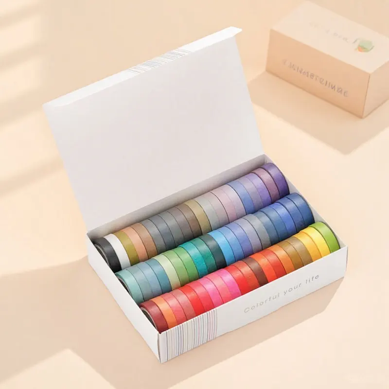 60-shades-pure-color-washi-tape-diy-decorative-tape-for-photo-album-gift-wrapping-scrapbooking-handmade-craft-supplies