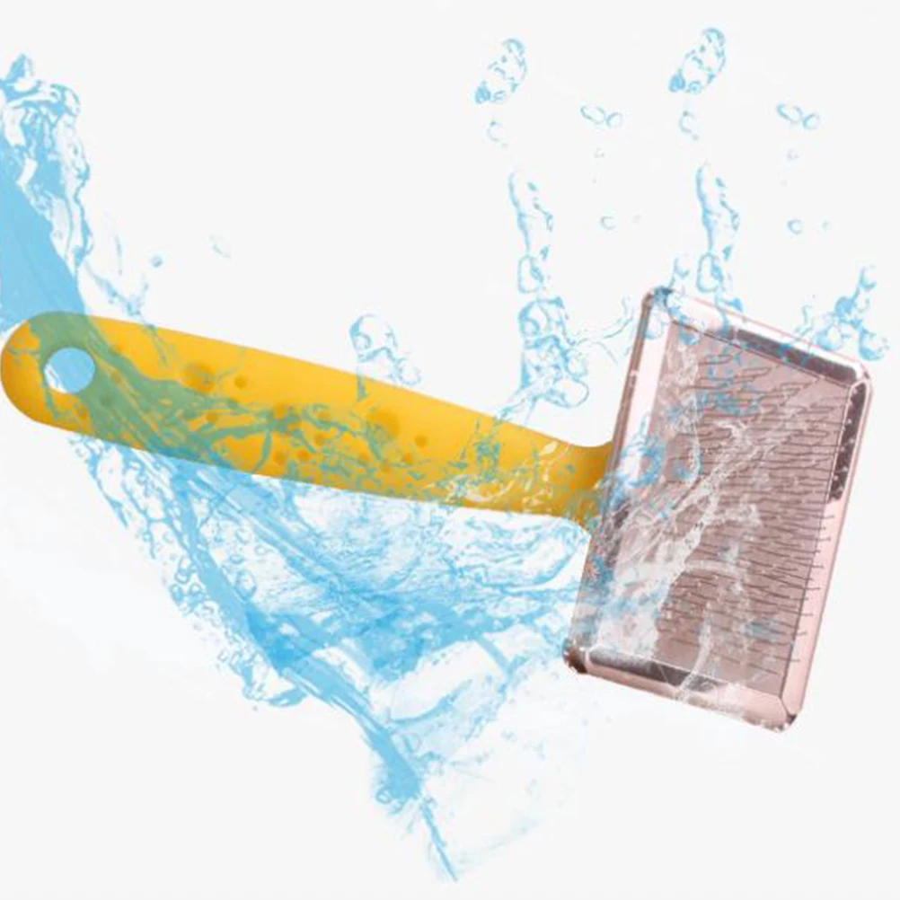 

3 Pcs Pet Grooming Comb Ergonomic H Removes Tangles Knots D Dirt Lightweight Relieves Fatigue Dog Brushes Cleaning