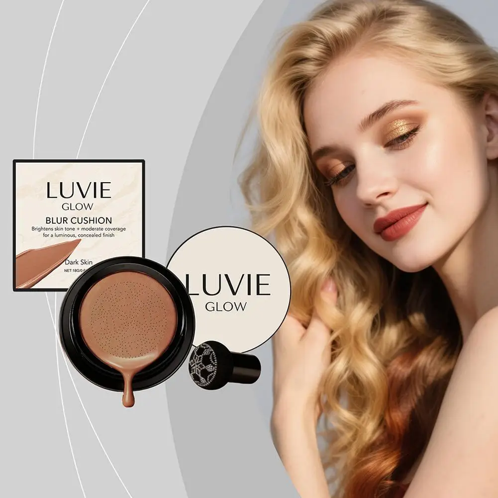 Mushroom Head Air Cushion CC Cream Moisturizing Foundation Makeup Whitening Concealer Face Oil-control Base Cosmetics I1Q5