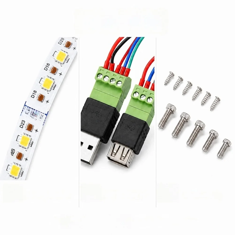 LED Strip Kit For Sparkx I7 For 3D Printer For Top For Lighting Assembly Bright 8mm Chamber Light With Touch Panel USB Adapter