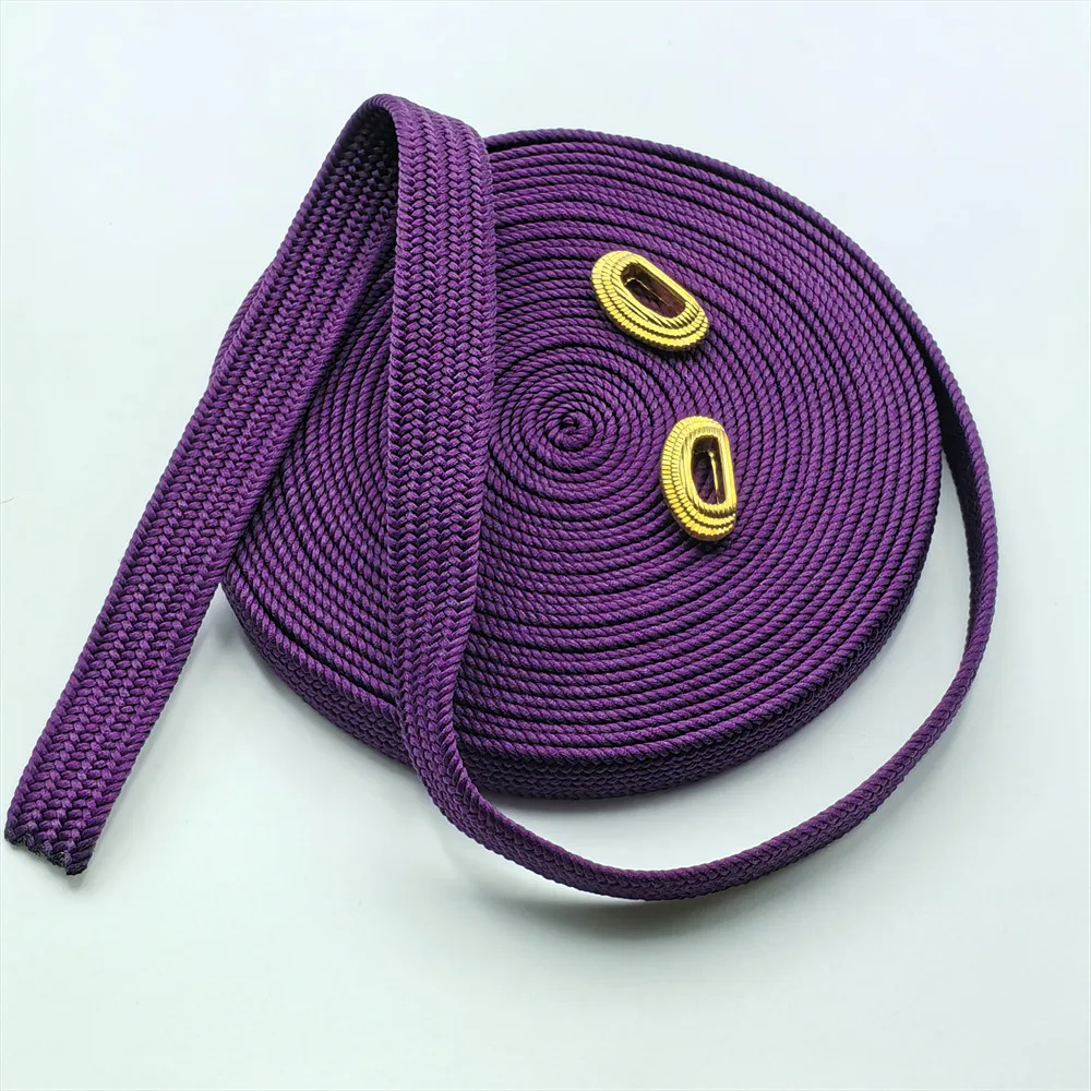 500cm.700cm.1000cm Katana Purple Ito Sageo Hand Woven Cord for Japanese Samurai Sword Scabbard Attaching Sageo Assemble Fittings