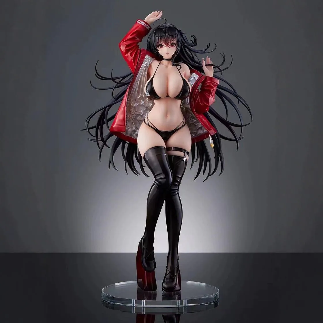 43 cm Azur Lane course reine Taihou belle fille GK Statue Anime figurines d'action faites à la main étui de bureau décoration ornement cadeau