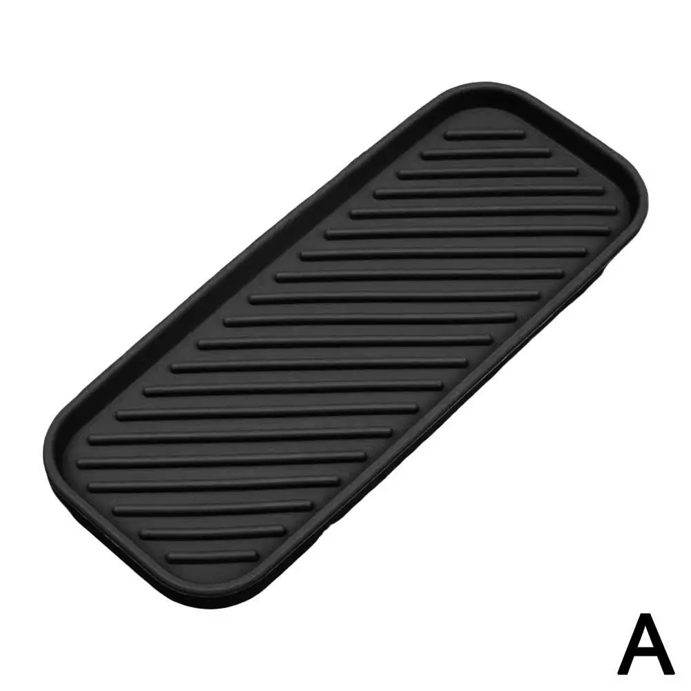 Silicone Draining Board Mat Dish Drying Pad Folding Heat Resistant Rectangle Eco-friendly Drainer For Kitchen Pot Cup S0x4