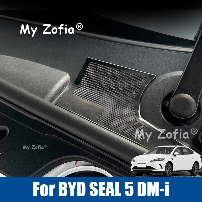 

For BYD SEAL 5 DM-i 2025 2026 Car Stainless steel insect net decoration cover engine air intake protection Dust Net Accessories